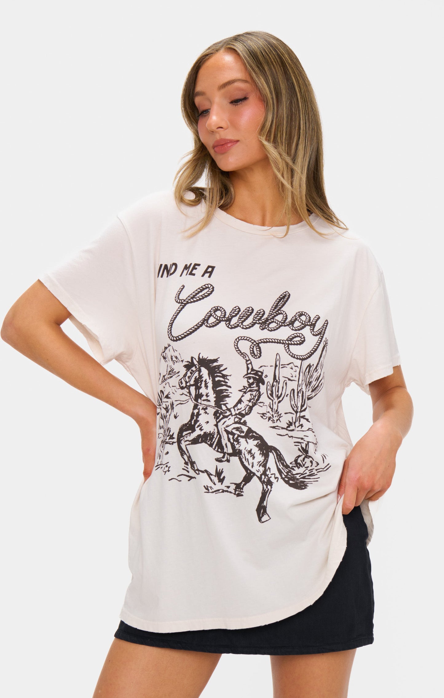 Tom Tee ~ Find Me A Cowboy Graphic