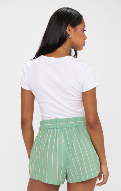 Tyler Boxer Shorts ~ Pistachio Stripe