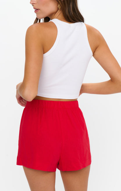 Max Boxer Shorts ~ Red Linen