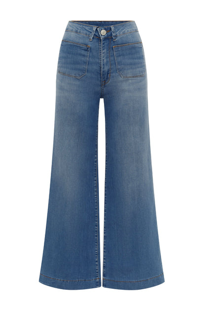 Maddy Wide Leg Denim Jeans