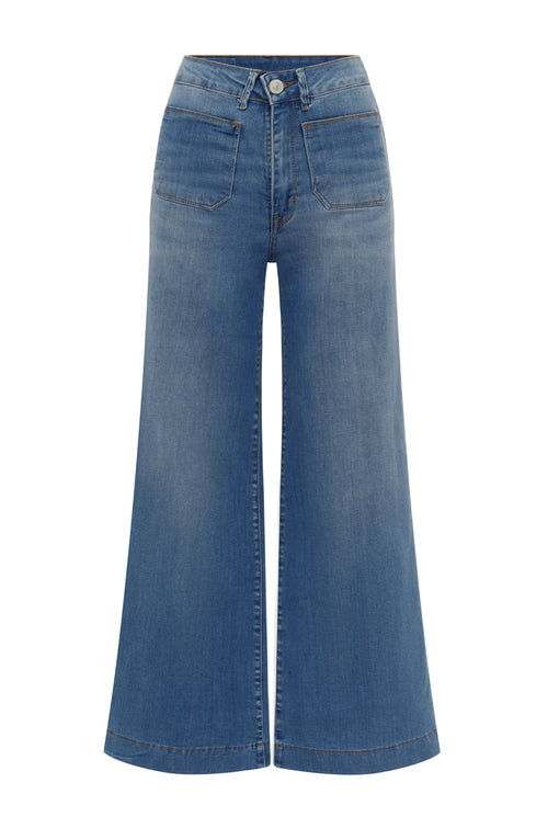 Maddy Wide Leg Denim Jeans