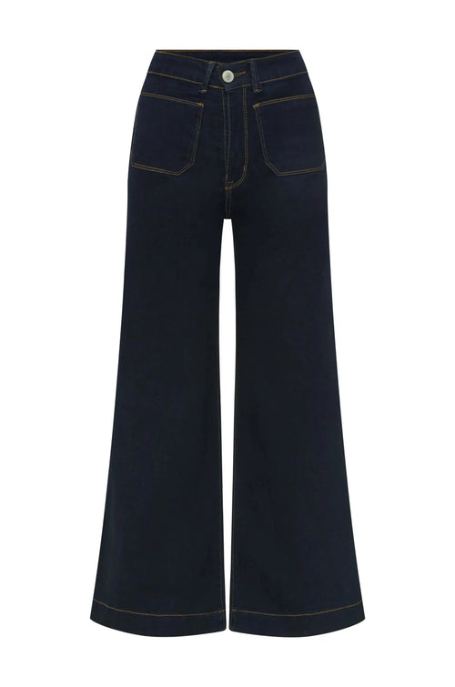 Maddy Wide Leg Dark Denim Jeans