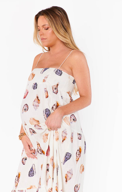 Long Weekend Maxi Dress ~ Shell Linen
