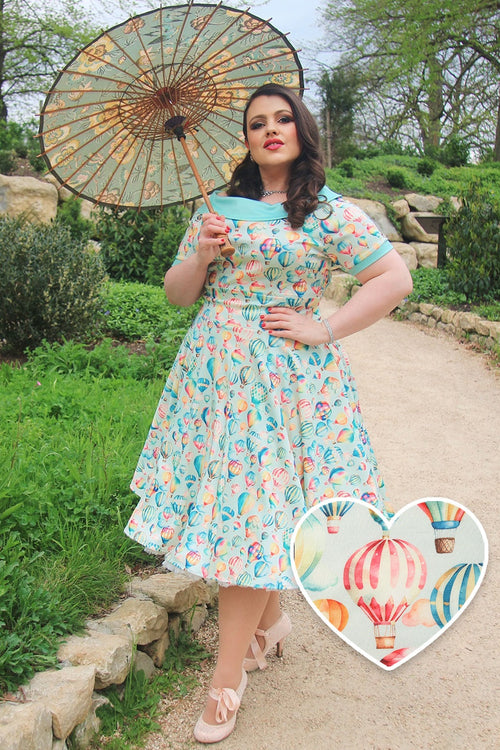 Darlene Hot Air Balloon Swing Dress