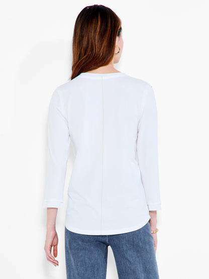 NZT 3/4 Sleeve Roll V Tee