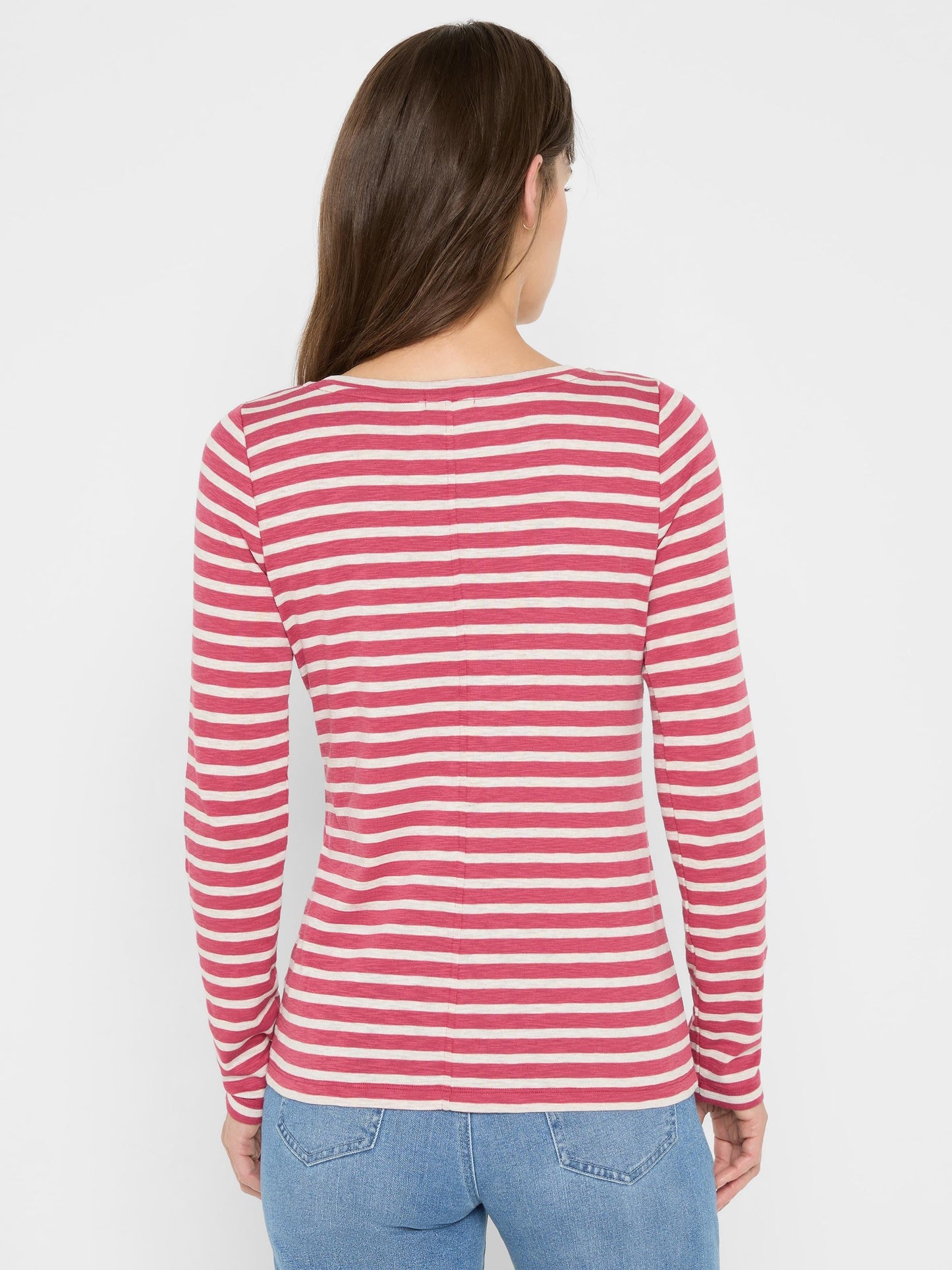 NZT Long Sleeve Stripe Boat Tee