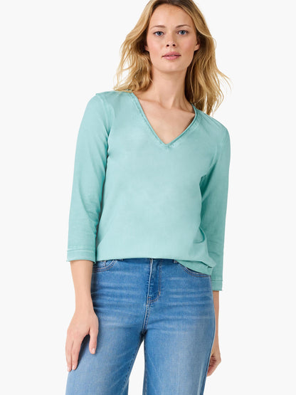 NZT 3/4 Sleeve Roll V Tee