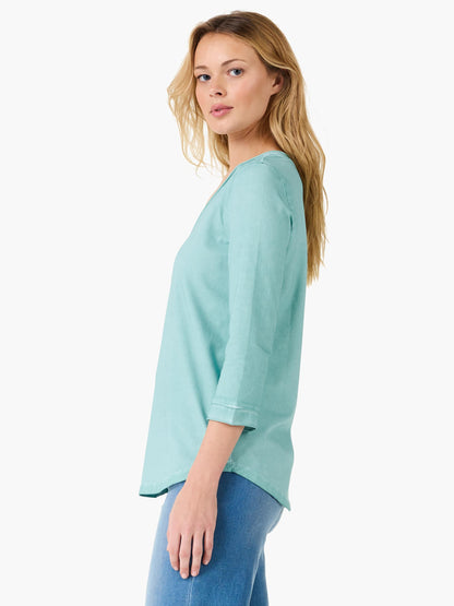 NZT 3/4 Sleeve Roll V Tee