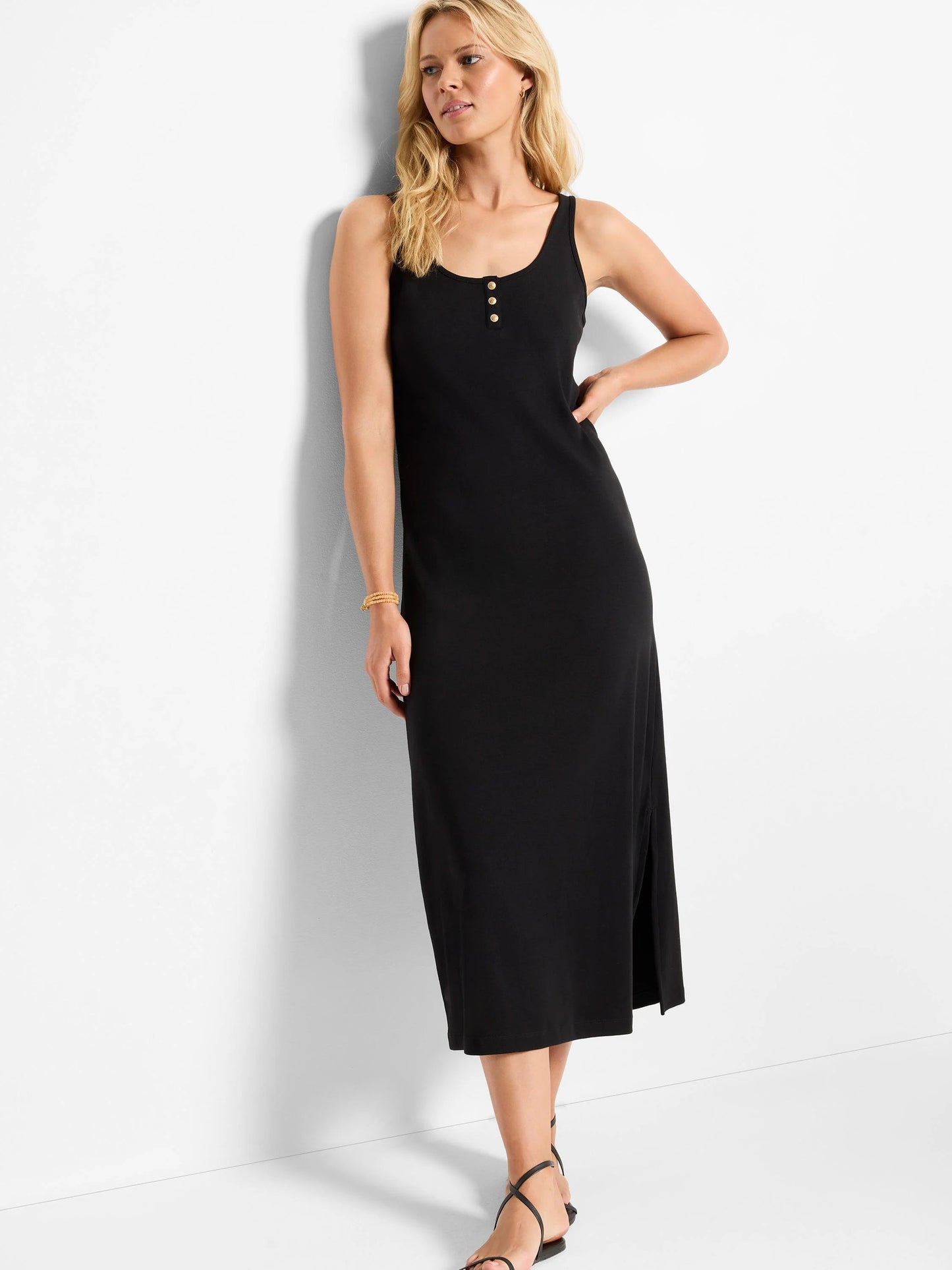 NZT Button Tank Dress