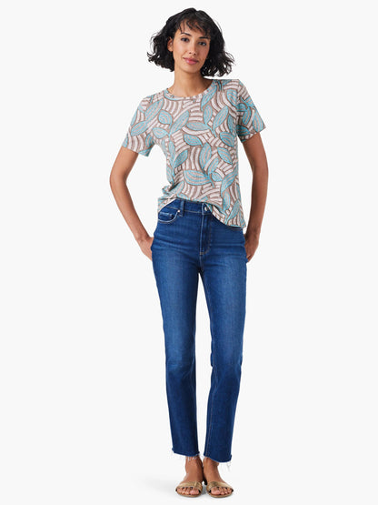 NZT Mosaic Fern Short Sleeve Crew Neck Tee