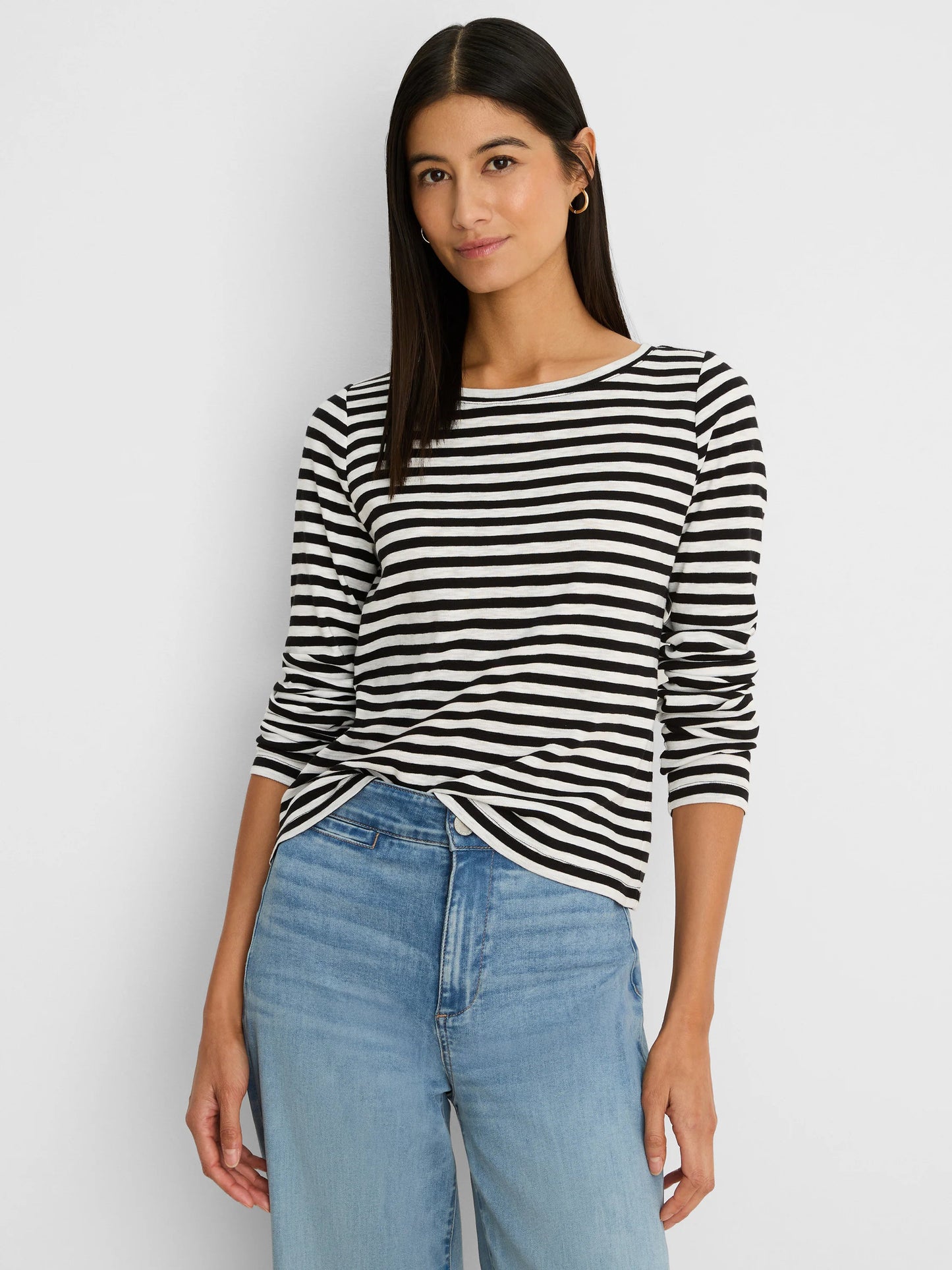 NZT Stripe Cape Rib Modern Boat Tee