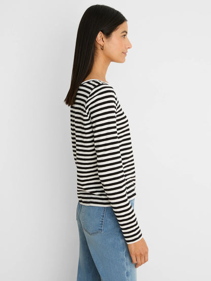 NZT Stripe Cape Rib Modern Boat Tee
