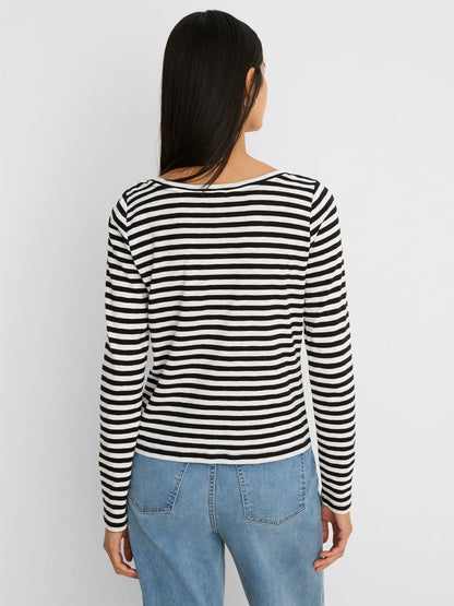 NZT Stripe Cape Rib Modern Boat Tee