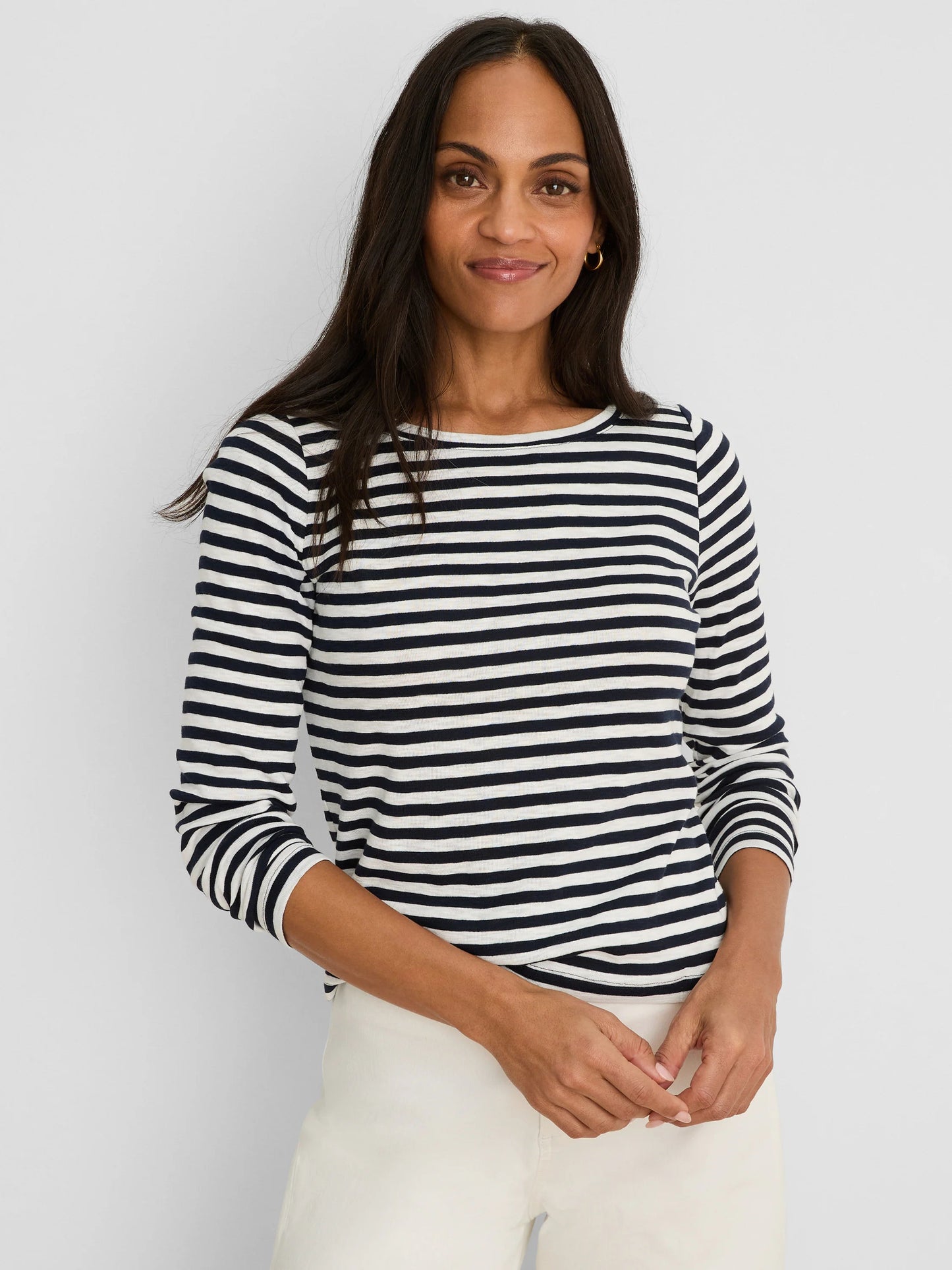 NZT Stripe Cape Rib Modern Boat Tee
