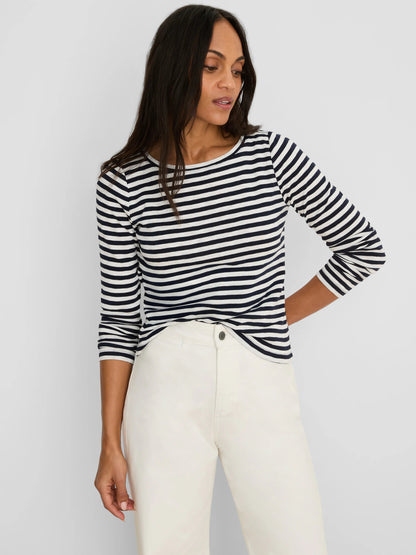 NZT Stripe Cape Rib Modern Boat Tee