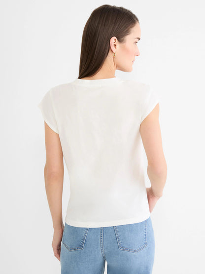 NZT Cap Sleeve V-Neck Supima Cotton Tee