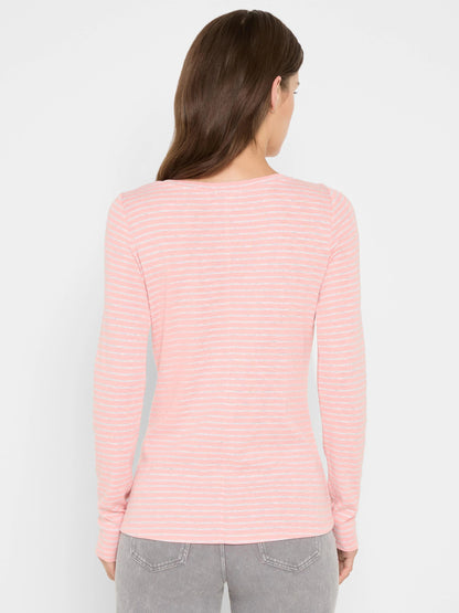 NZT Long Sleeve Stripe Boat Tee