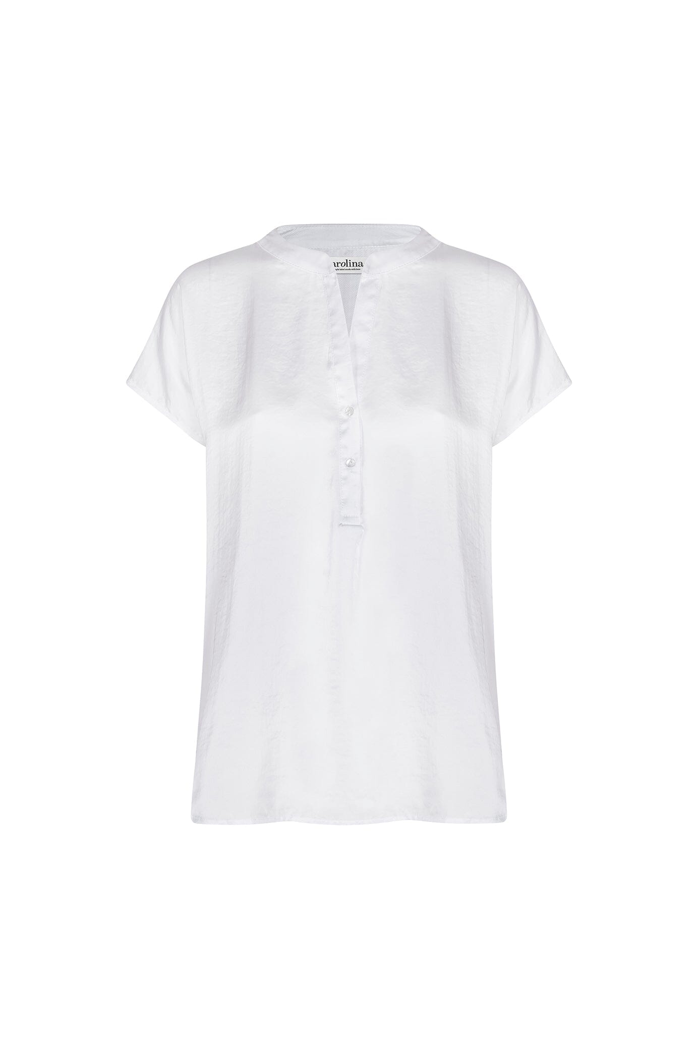 Nicole Short Sleeve Top White