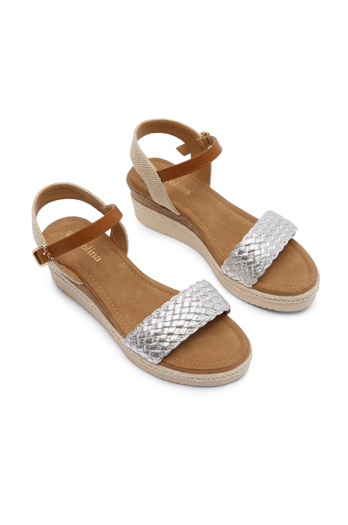 Nila Wedges Silver