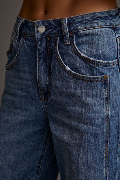 Presley Cuffed Straight Leg Denim
