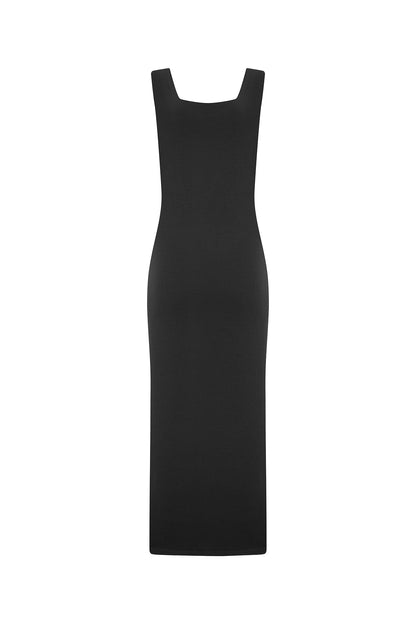 Portofino Sleeveless Midi Dress Black