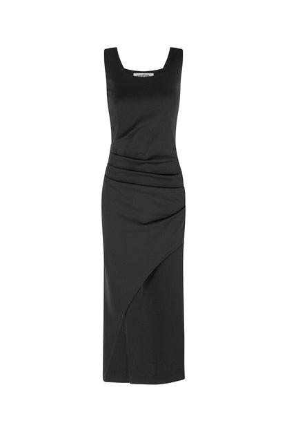 Portofino Sleeveless Midi Dress Black