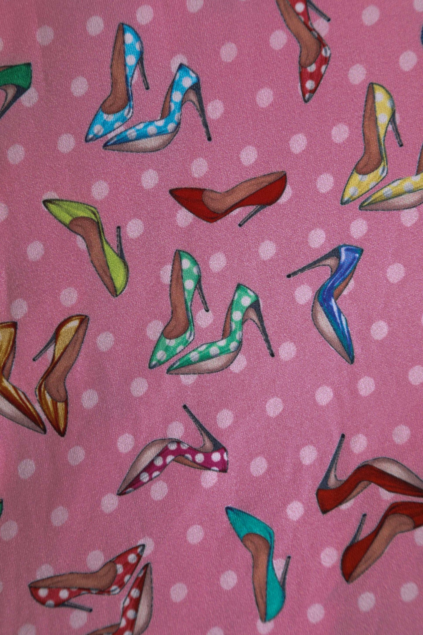 Matilda Pink Stiletto Print Wrap Dress