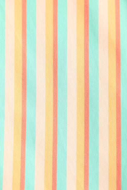 Maverick Yellow Striped Shirt Dress