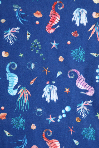 Billie Underwater Seahorse Flared Dress