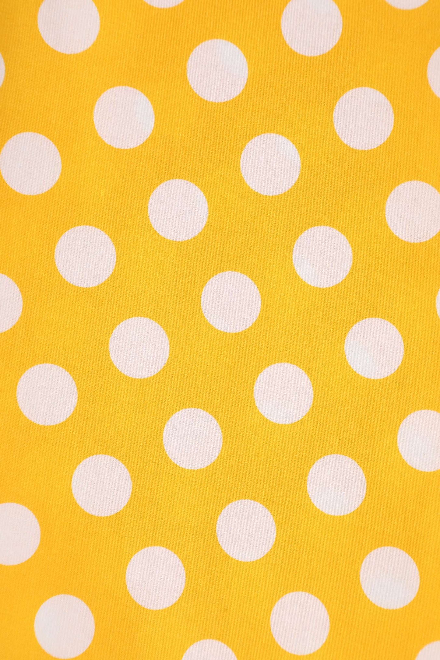 Lily Yellow Polka Dot Off Shoulder Dress
