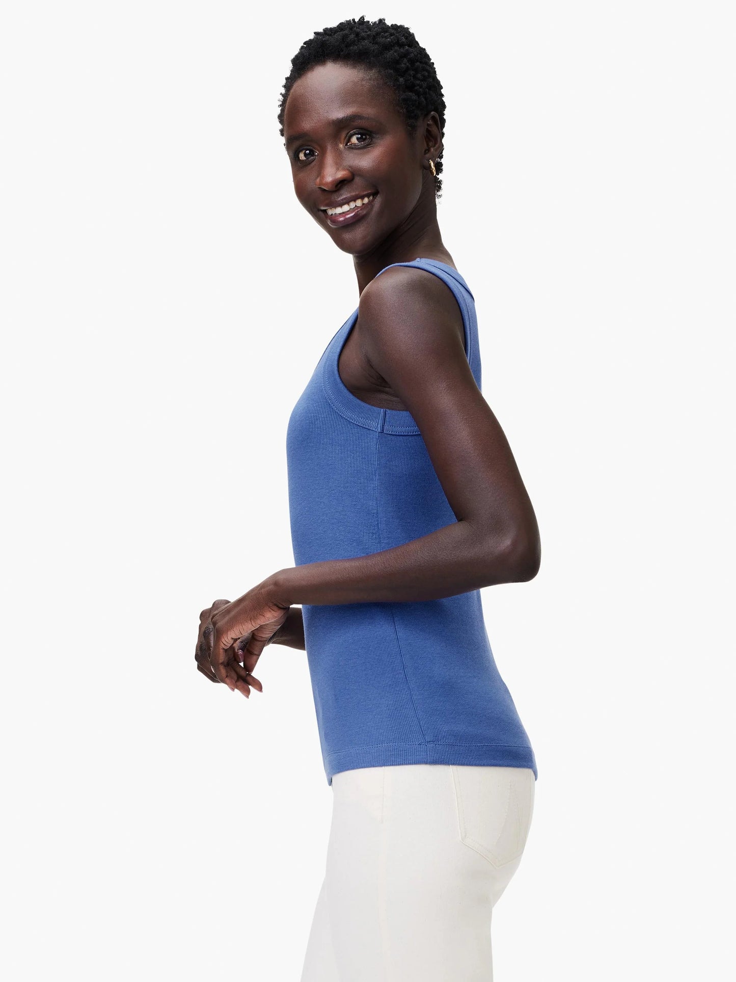 Perfect Knit Rib Scoop Tank