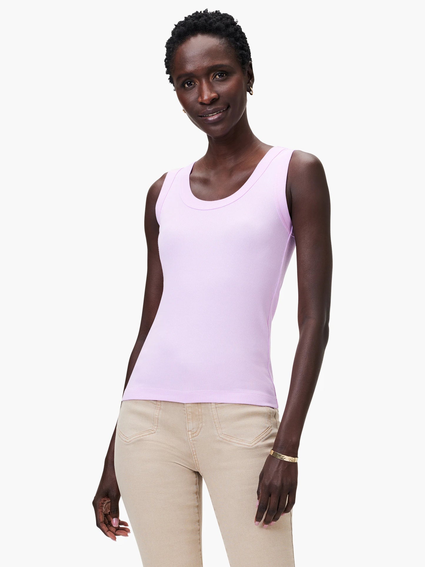 Perfect Knit Rib Scoop Tank