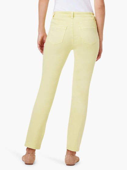 Mid Rise Straight Pocket Ankle Jeans