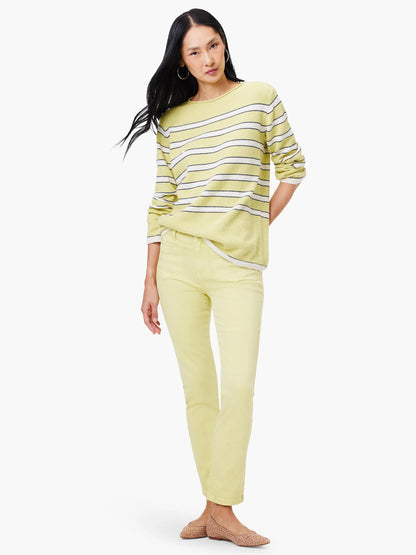 Mid Rise Straight Pocket Ankle Jeans