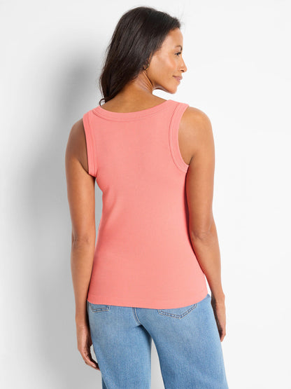 Perfect Knit Rib Scoop Tank