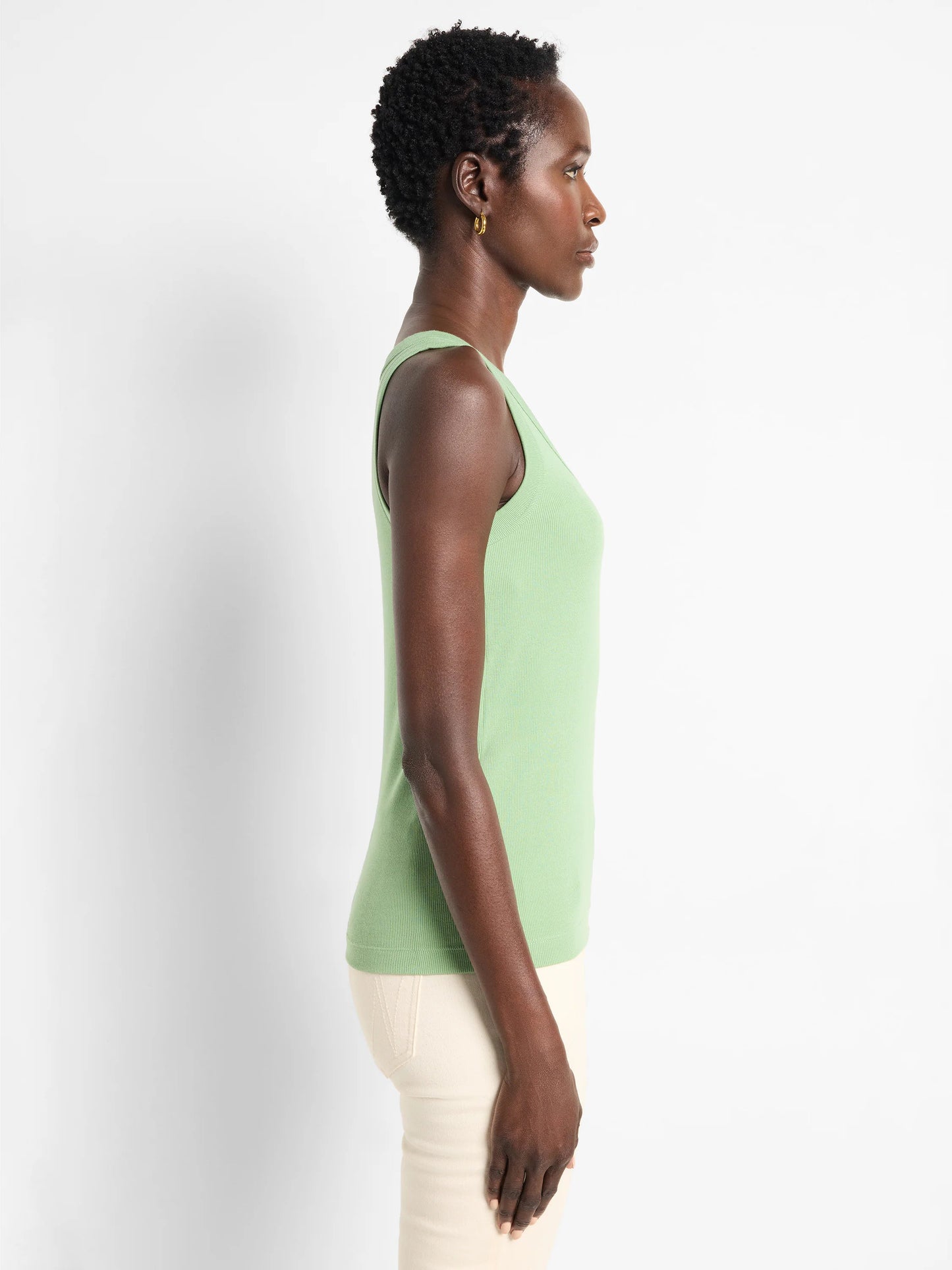 Perfect Knit Rib Scoop Tank