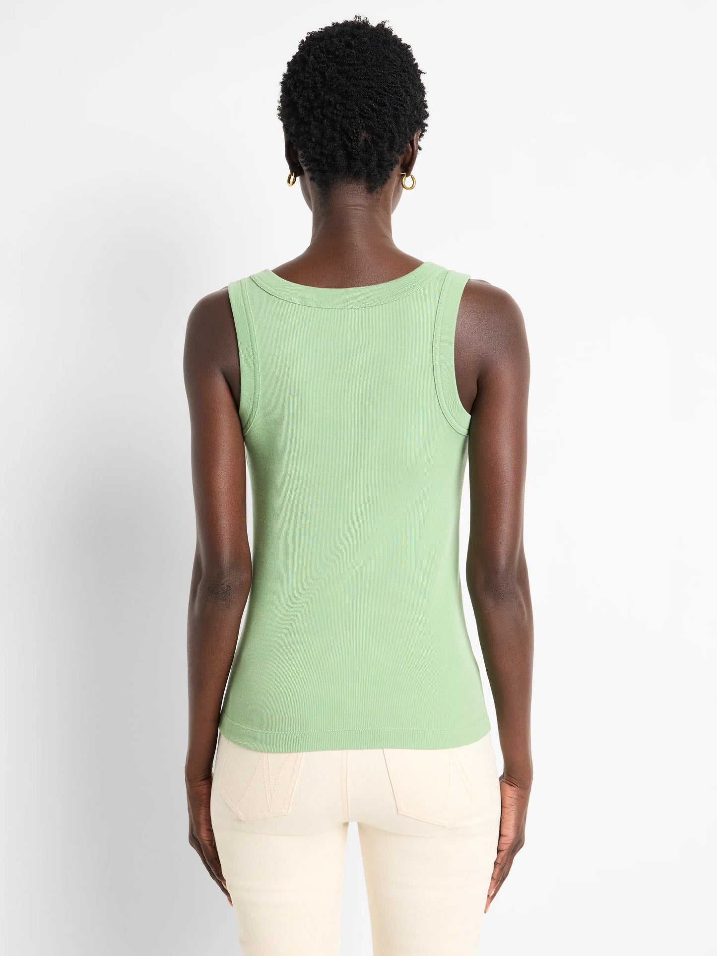 Perfect Knit Rib Scoop Tank