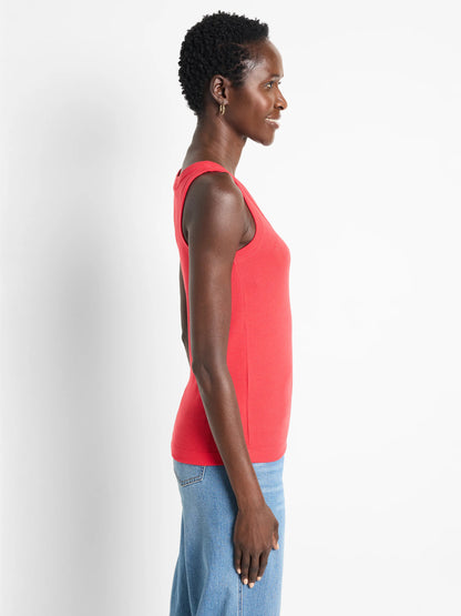 Perfect Knit Rib Scoop Tank