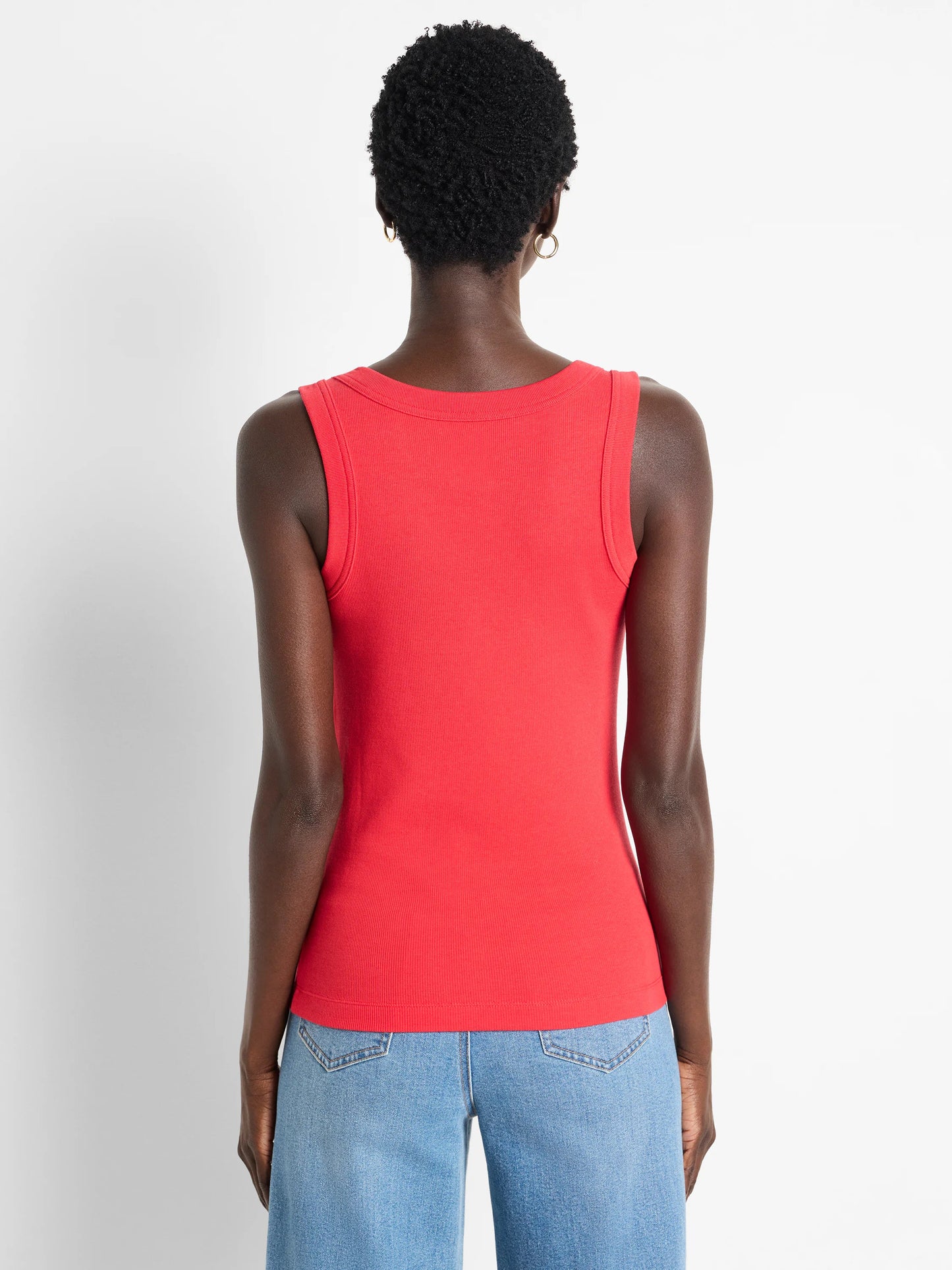 Perfect Knit Rib Scoop Tank