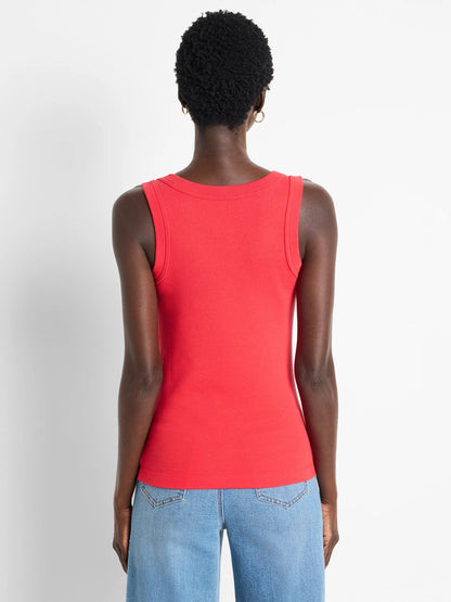 Perfect Knit Rib Scoop Tank
