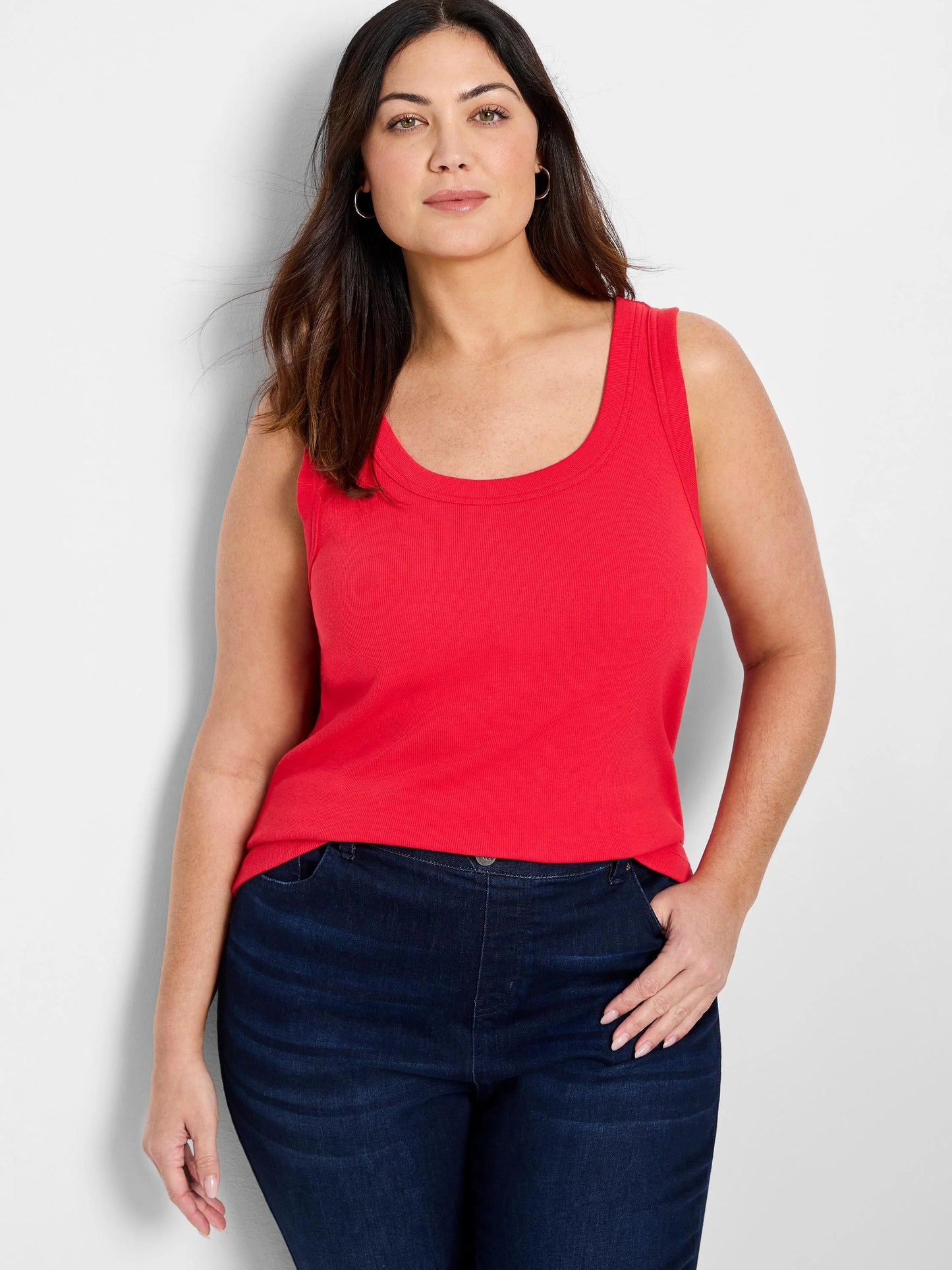 Perfect Knit Rib Scoop Tank