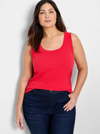Perfect Knit Rib Scoop Tank