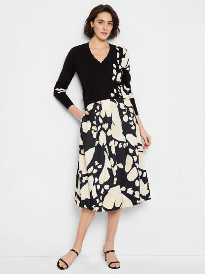 Evening Petal Bubble Skirt