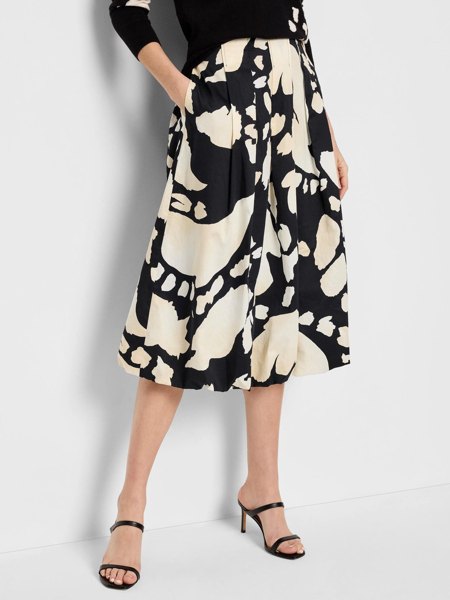 Evening Petal Bubble Skirt
