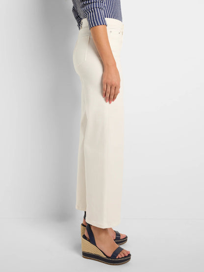 Forward Seam Weekend Wide Leg Ankle Jeans