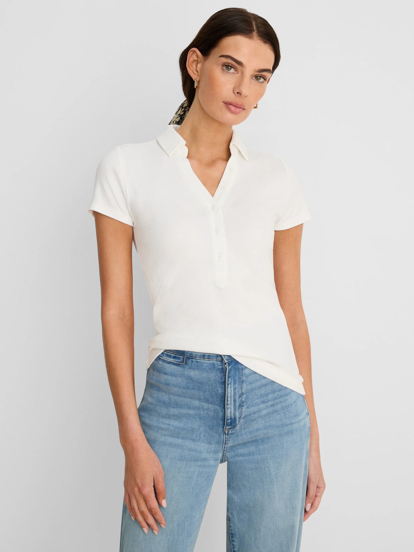 Perfect Knit Rib Short Sleeve Polo