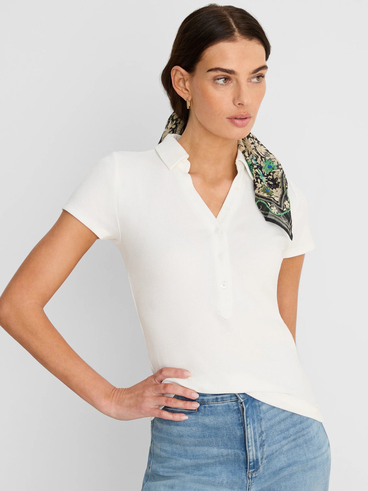 Perfect Knit Rib Short Sleeve Polo