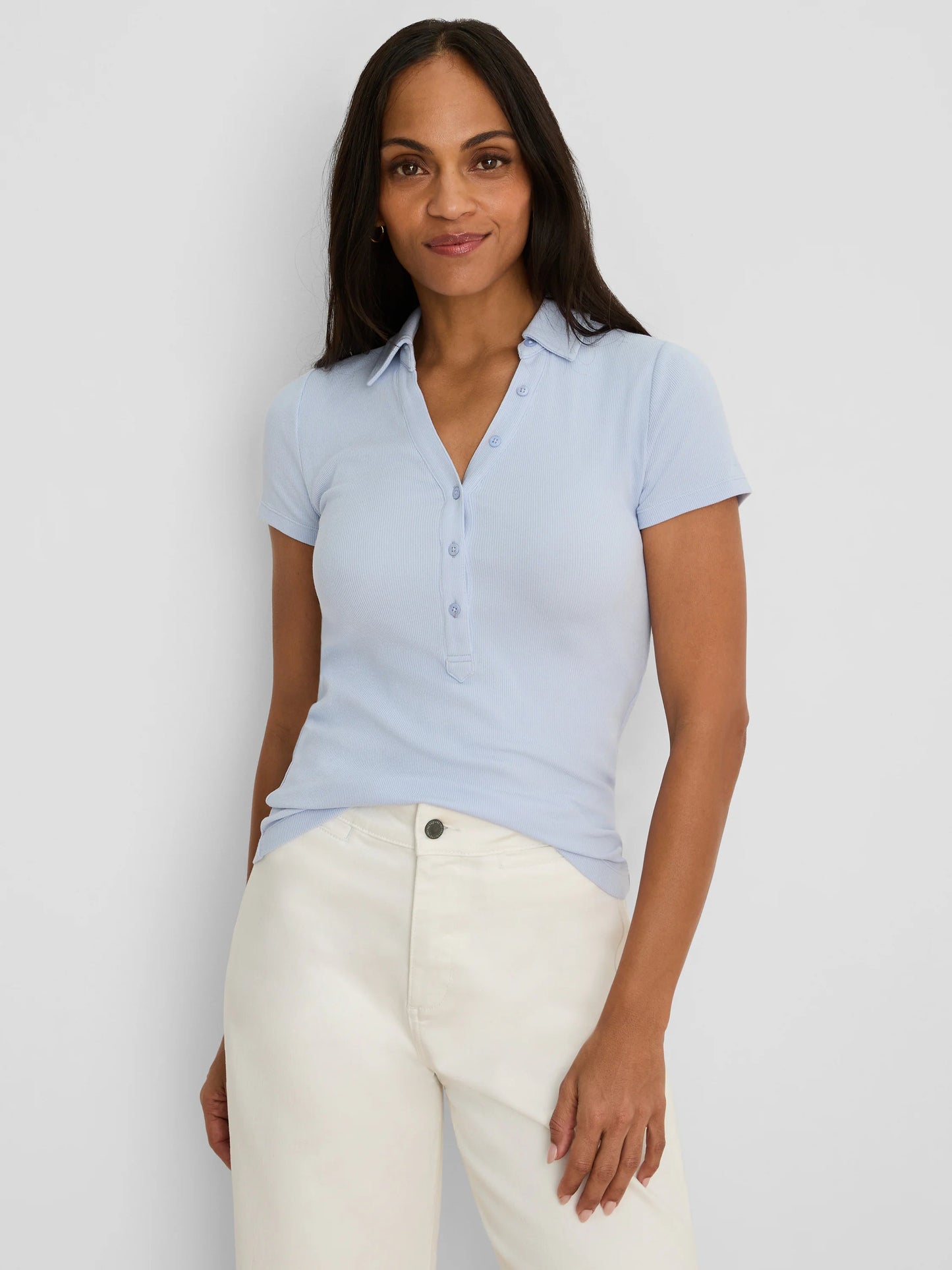 Perfect Knit Rib Short Sleeve Polo
