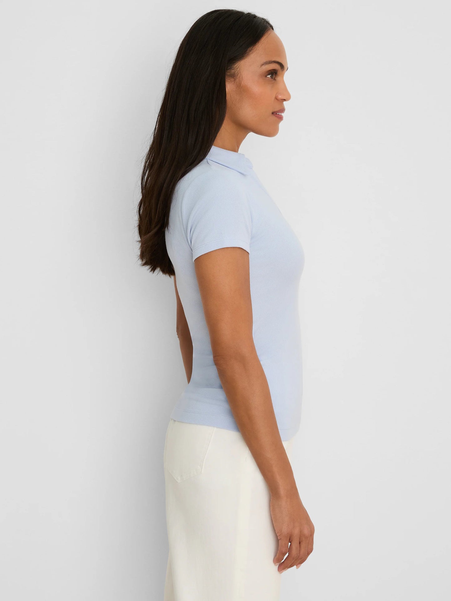 Perfect Knit Rib Short Sleeve Polo