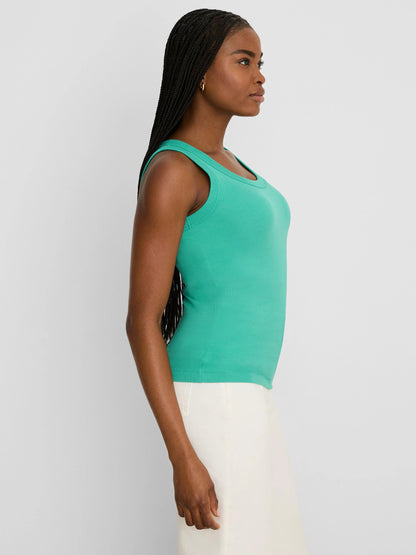 Perfect Knit Rib Scoop Tank